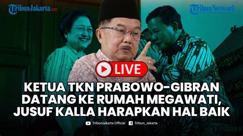 Reaksi Jusuf Kalla Soal Ketua TKN Prabowo Gibran Rosan Roeslani Datang