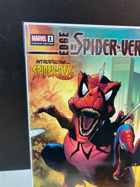EDGE OF SPIDER-VERSE #1 T-REX VARIANT 2022 NM MARVEL COMICS ARANA NOIR