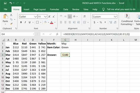 Index Match Function Excel Xls Complete Guide