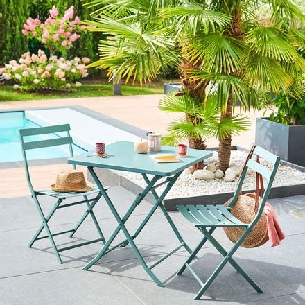 Table De Jardin Pliante Ronde Greensboro Vert Jade Hesp Ride Places