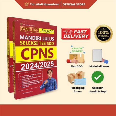 Jual Original Panduan Lengkap Mandiri Lulus Seleksi Tes Skd Cpns