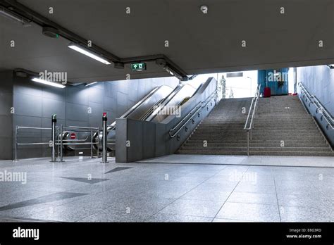 Modern metro interior Stock Photo - Alamy