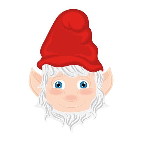 Cute Garden Gnome Character Cartoon Vector Stock Vector Illustration