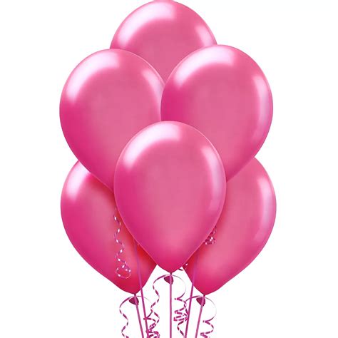 Bright Pink Pearl Balloons 15ct Party City