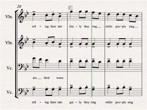 Carol Of The Bells Alto With Lyrics Shchedryk Ukrainian