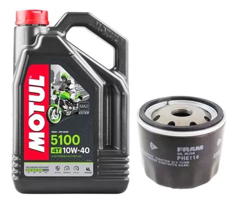 Motul 4 Litros 10w40 Kit Troca Óleo Bmw 1200 Gs Fram Ph6114 Frete grátis