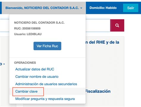 Sunat Operaciones En L Nea Clave Sol Noticiero Contable