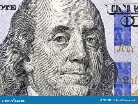 Benjamin Franklin Portrait On One Hundred Dollar Bill Closeup Stock Image Image Of Cash Human