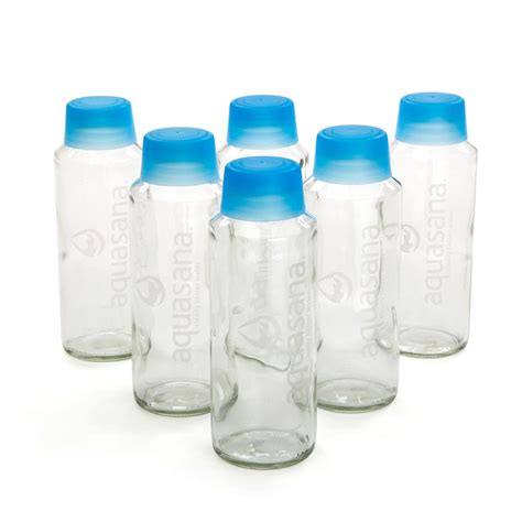 Glass Water Bottles Aq 6005 18 Oz 6 Pack Aquasana