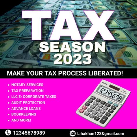 Tax Season Service Flyer Template Postermywall