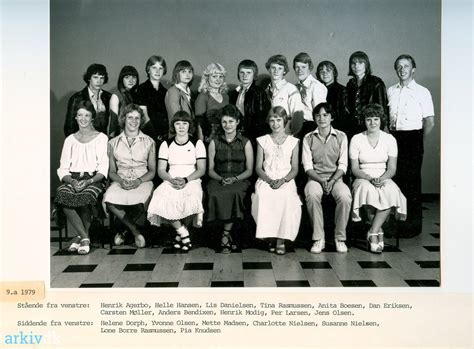 arkiv dk Rørbæk Skole skolefoto 1979