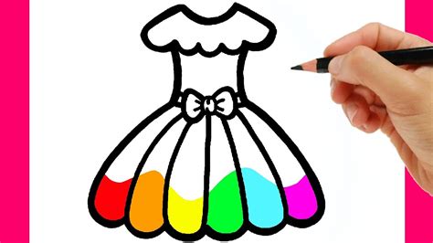 Aprender A Dibujar Vestido Facil Como Dibujar Un Vestido Kawaii Dibujos