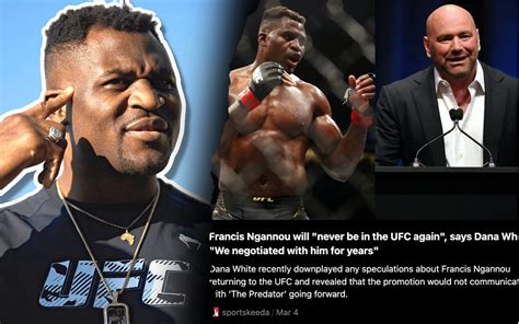 Francis Ngannou Hilariously Reacts To Dana Whites ‘hell Never Be In