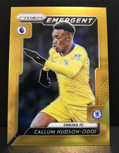 Callum Hudson Odoi Panini Prizm Premier League Emergent Gold