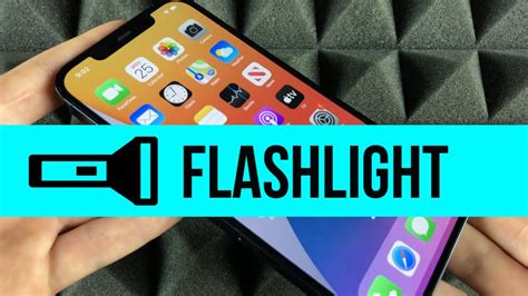 How To Use The Flashlight On Your Iphone 12 Pro Max Youtube