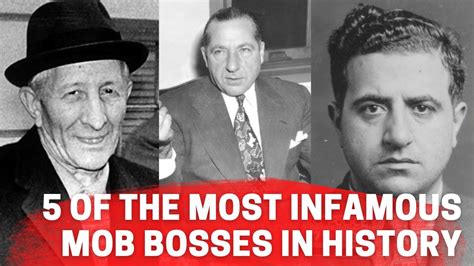 5 Of The Most Infamous Mob Bosses In History Part 1 YouTube