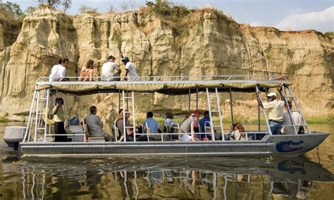 Boat Cruise To The Base Of Murchison Falls Uganda Safari Tours