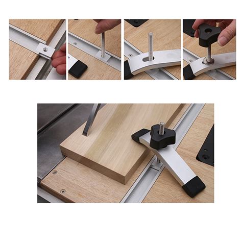 Metal Quick Acting Hold Down Clamp Diy Woodworking Tool Set For T Slot