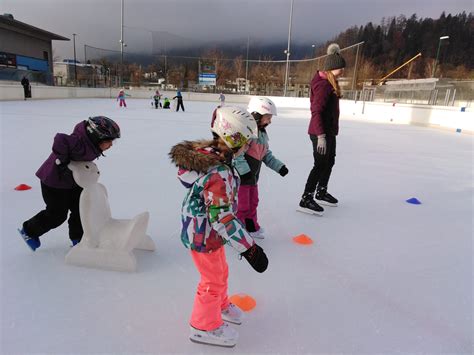 Beim Eislaufen Volksschule Oberlangkampfen