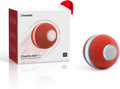 Cheerble Smart Interactive Cat Toy Ball Automatic Moving Bouncing