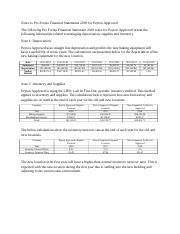 Notes To Pro Forma 1 Docx Notes To Pro Forma Financial Statements