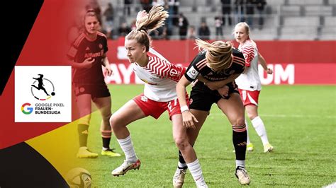 Highlights Bayern Munich Vs Rb Leipzig Frauen Bundesliga 2023 24 Matchday 16 Youtube