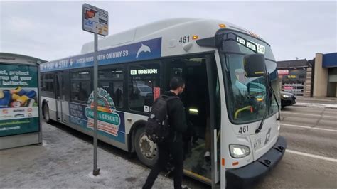 Riding On Winnipeg Transit Xd On Route Portage