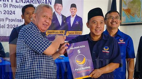 Lima Orang Daftar Kandidat Pilgub Lewat Nasdem Lampung Daswati Id