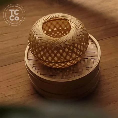 Natural Bamboo Coaster Napkin Ring Holder For Dining At Rs Piece