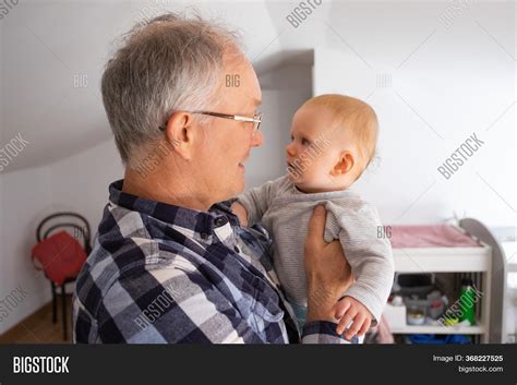 Grey Haired Grandpa Image And Photo Free Trial Bigstock