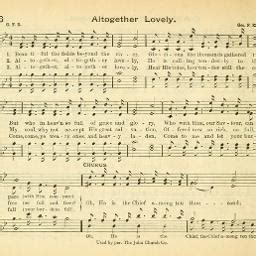 Altogether Lovely Song Lyrics And Music By George F Root Arranged By