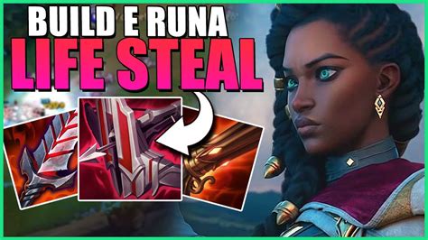 SENNA SUP DE LIFE STEAL DOMINA QUALQUER ROTA COMO JOGAR DE SENNA