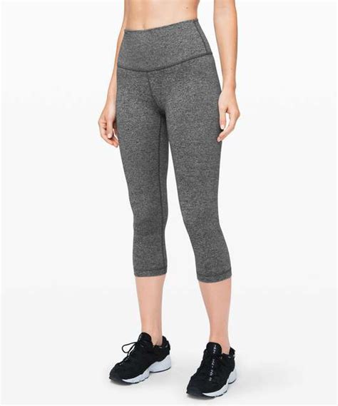 Lululemon Wunder Under Crop Ii Diamond Jacquard Space Dye Bumble