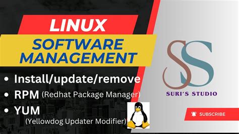 Linux Software Management RPM YUM Linux Linuxadministration Yum Rpm