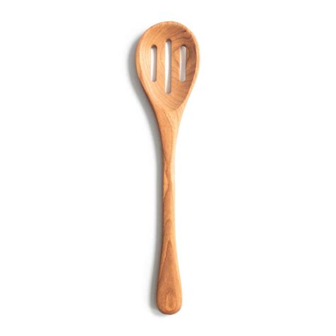 Wooden Slotted Spoon Lancaster Cast Iron