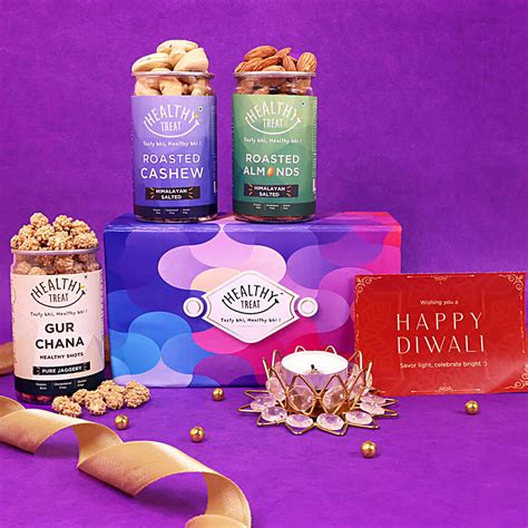 Buy Send Healthy Treat Indulgence Diwali Hamper Online Fnp