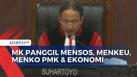 Mk Panggil Menteri Jokowi Di Sidang Sengketa Pilpres Pada April