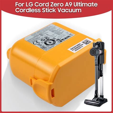 Original Replacement Battery For Lg Cord Zero A9 Ultimate A9master2x