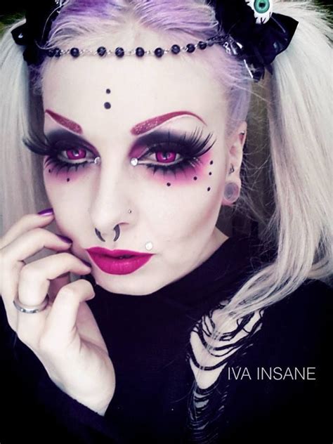 Iva Insane Goth Make Up Gothic Makeup Dark Makeup Sfx Makeup