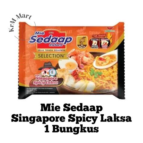 Jual Mie Sedap Selection Singapore Spicy Laksa 1 Bungkus Pcs Sedaap