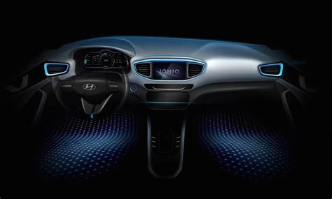 Ioniq Hyundais New Hybridev Previewed Again Interior Shown