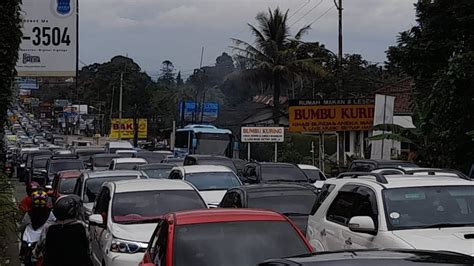 Macet Long Weekend Satlantas Polres Bogor Berlakukan Satu Arah Lalu