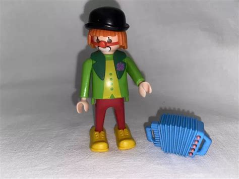 PLAYMOBIL CLOWN ACCORDÉON Nez Rouge Circus 3720 Cirque Romani EUR 3 50