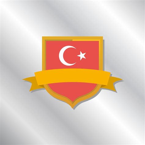 Illustration Of Turkey Flag Template Vector Art At Vecteezy