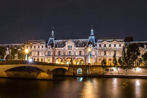 Bilder Paris Palast Frankreich Louvre Brücke Nacht Flusse 600x400