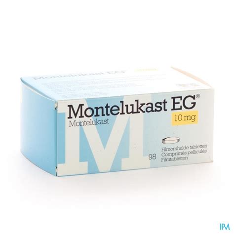 Montelukast Eg 10 Mg Filmomh Tabl 98 X 10 Mg Apotheek Thiels