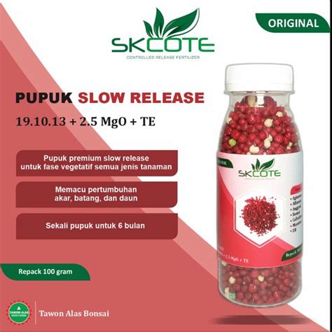 Jual Pupuk Merah Slow Release Sk Cote Sejenis Osmocote Dekastar