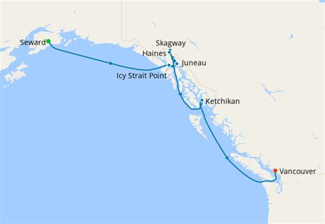 Southbound Alaska And Hubbard Glacier From Seward Royal Caribbean 8th