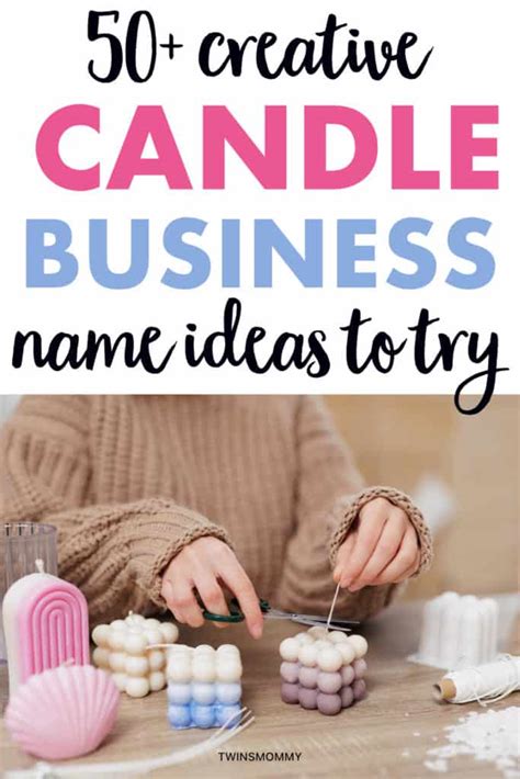 50+ Fun Candle Business Name Ideas for You - Twins Mommy