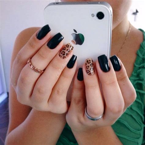 Unhas Oncinha 20 Ideias Incríveis Fashion nails Nails Leopard nails